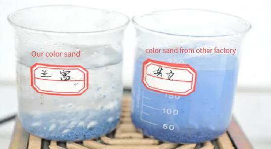 เม็ดทรายสีเขียวประดับ 4