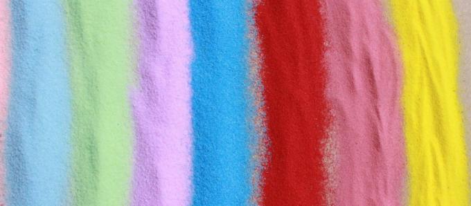 ทรายสีหมักที่อุณหภูมิสูง สําหรับการวาดภาพระบายสี 0